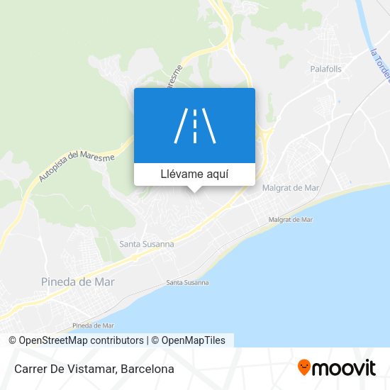 Mapa Carrer De Vistamar