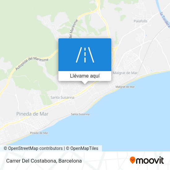 Mapa Carrer Del Costabona