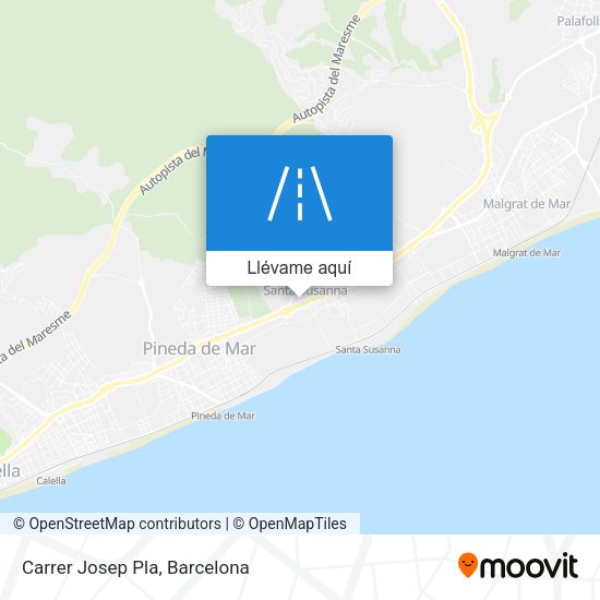 Mapa Carrer Josep Pla