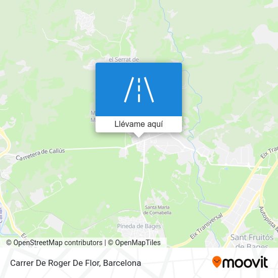 Mapa Carrer De Roger De Flor