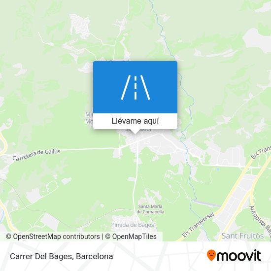 Mapa Carrer Del Bages