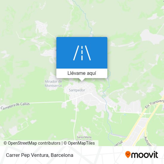 Mapa Carrer Pep Ventura