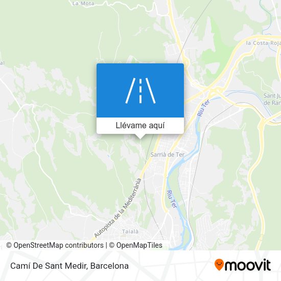 Mapa Camí De Sant Medir