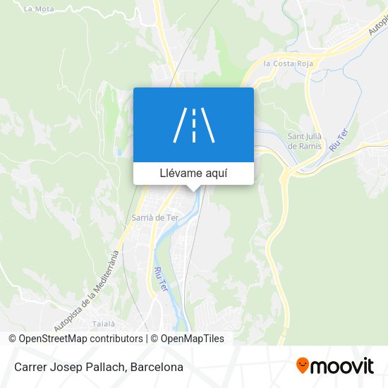 Mapa Carrer Josep Pallach