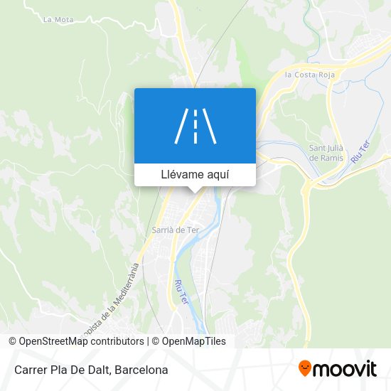 Mapa Carrer Pla De Dalt