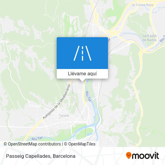 Mapa Passeig Capellades