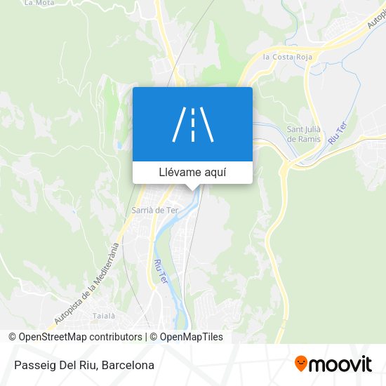 Mapa Passeig Del Riu