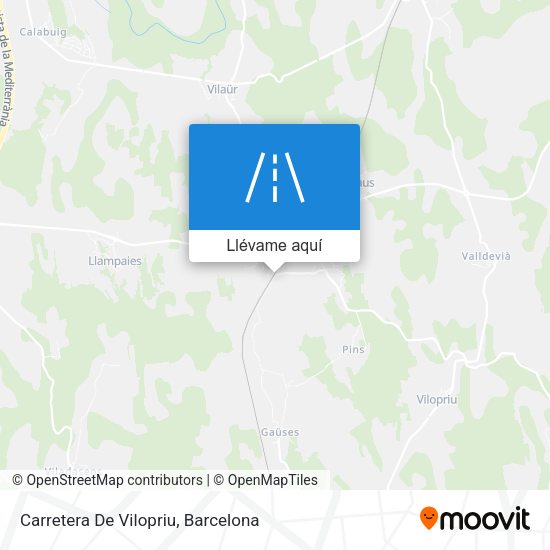 Mapa Carretera De Vilopriu