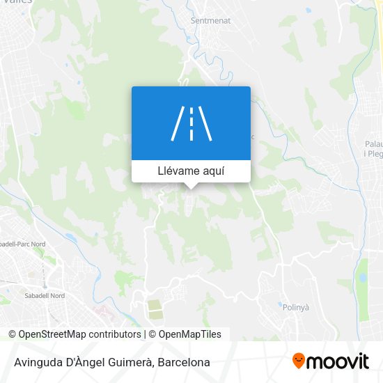 Mapa Avinguda D'Àngel Guimerà