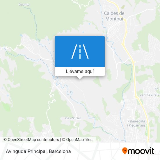 Mapa Avinguda Principal