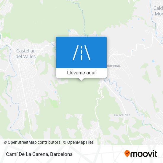 Mapa Camí De La Carena