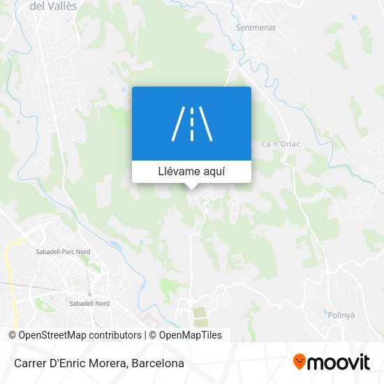 Mapa Carrer D'Enric Morera