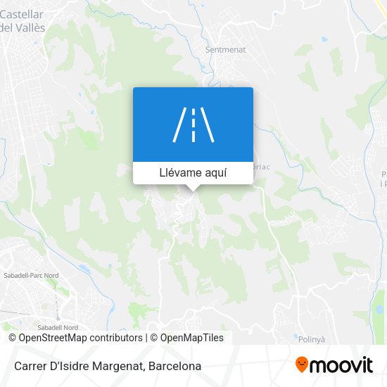 Mapa Carrer D'Isidre Margenat
