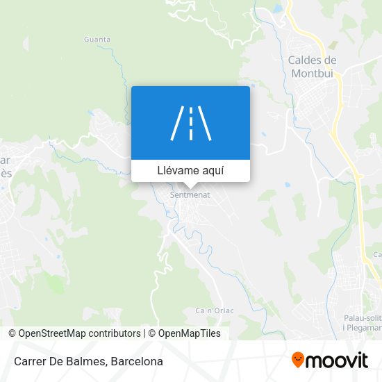 Mapa Carrer De Balmes