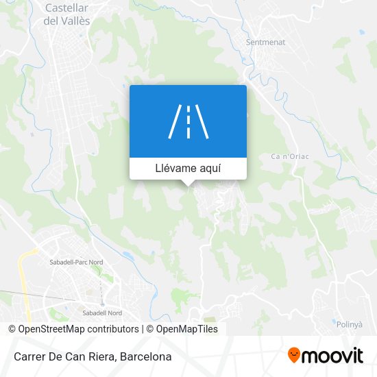 Mapa Carrer De Can Riera