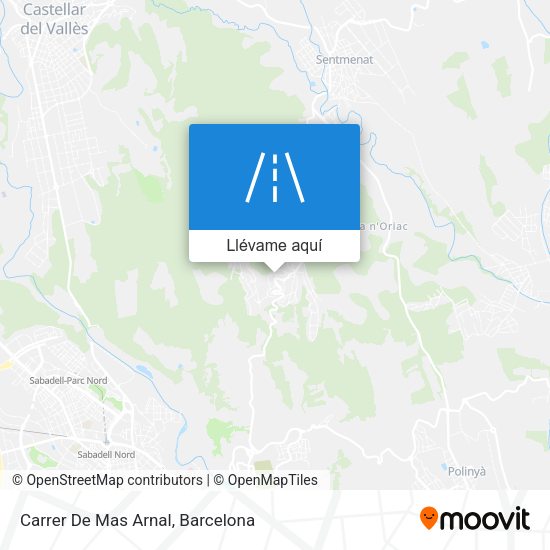 Mapa Carrer De Mas Arnal