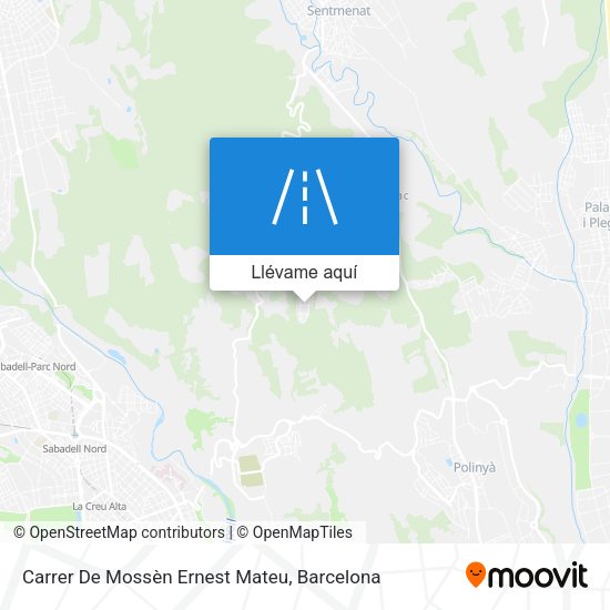 Mapa Carrer De Mossèn Ernest Mateu