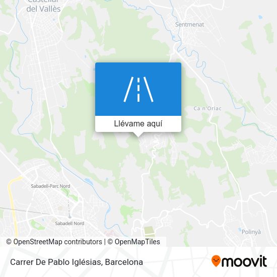 Mapa Carrer De Pablo Iglésias