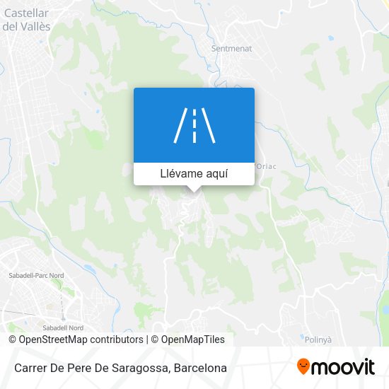 Mapa Carrer De Pere De Saragossa