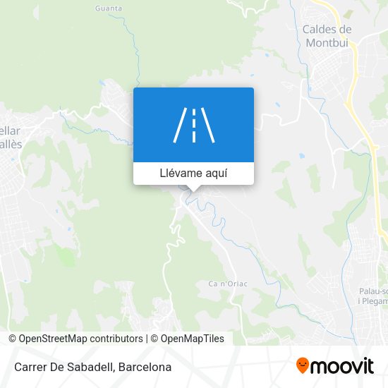 Mapa Carrer De Sabadell