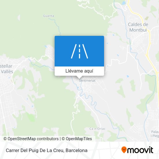 Mapa Carrer Del Puig De La Creu
