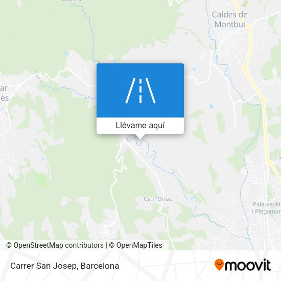 Mapa Carrer San Josep