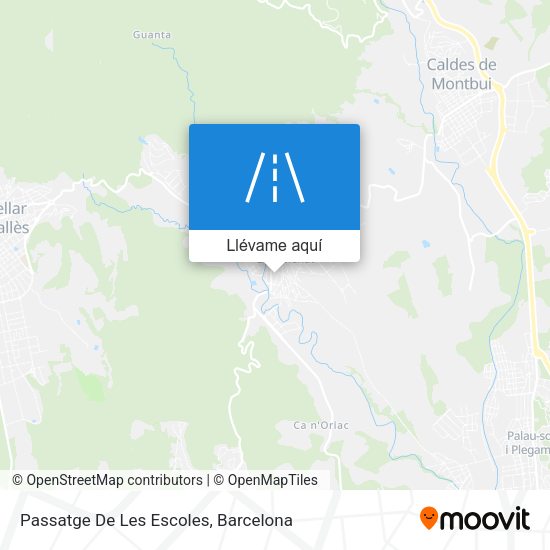 Mapa Passatge De Les Escoles