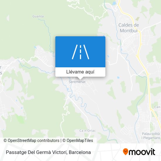 Mapa Passatge Del Germà Victorí