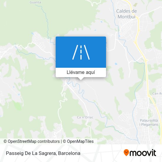 Mapa Passeig De La Sagrera