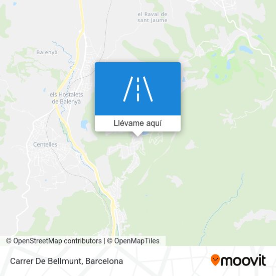 Mapa Carrer De Bellmunt