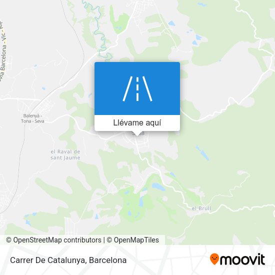 Mapa Carrer De Catalunya