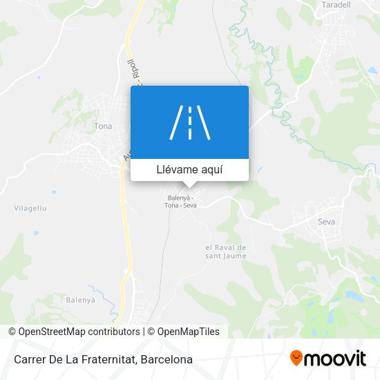 Mapa Carrer De La Fraternitat