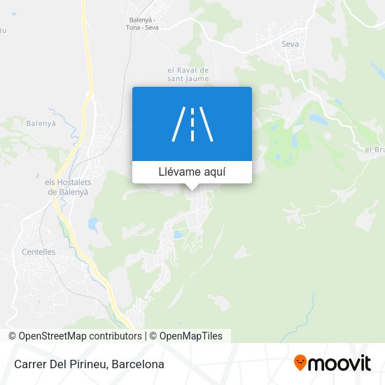 Mapa Carrer Del Pirineu