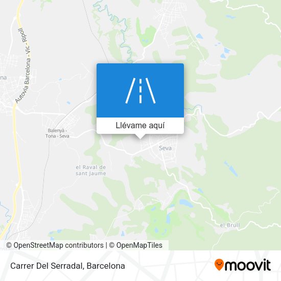 Mapa Carrer Del Serradal