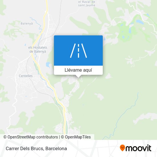 Mapa Carrer Dels Brucs