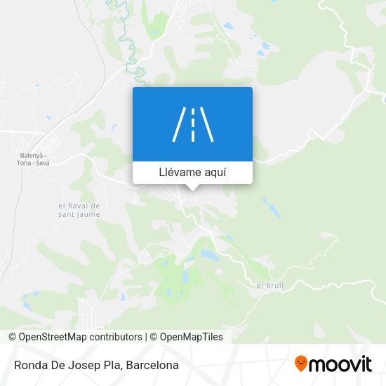 Mapa Ronda De Josep Pla