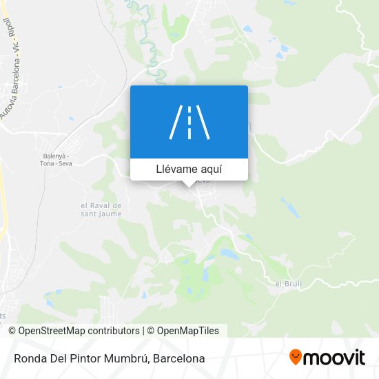 Mapa Ronda Del Pintor Mumbrú