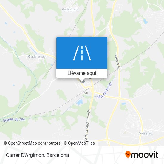 Mapa Carrer D'Argimon