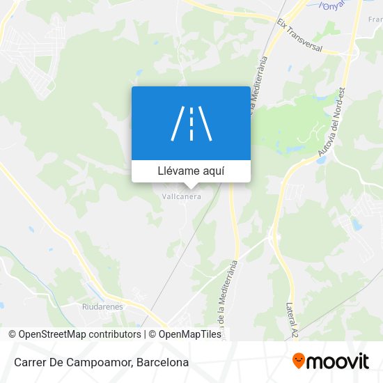 Mapa Carrer De Campoamor