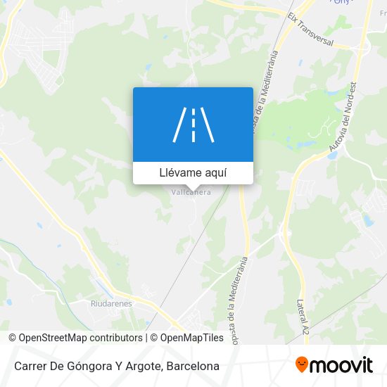 Mapa Carrer De Góngora Y Argote