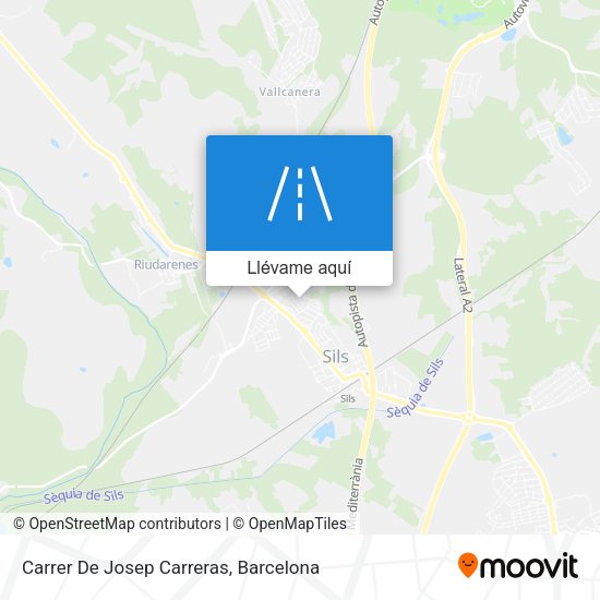 Mapa Carrer De Josep Carreras