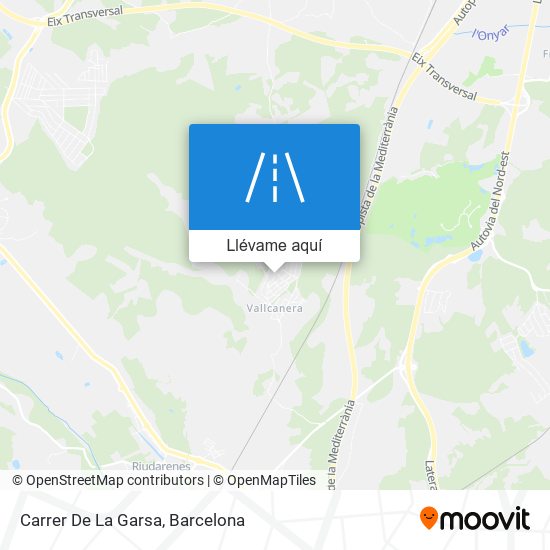 Mapa Carrer De La Garsa