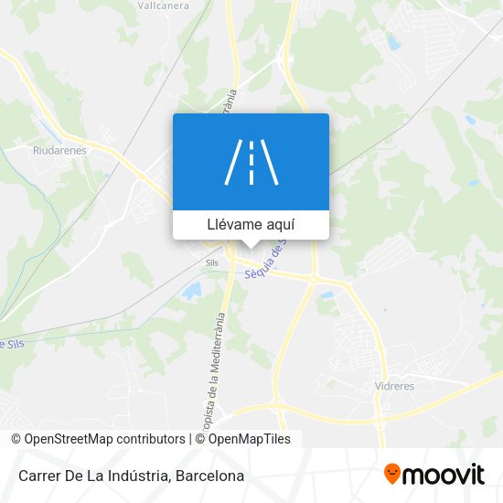 Mapa Carrer De La Indústria