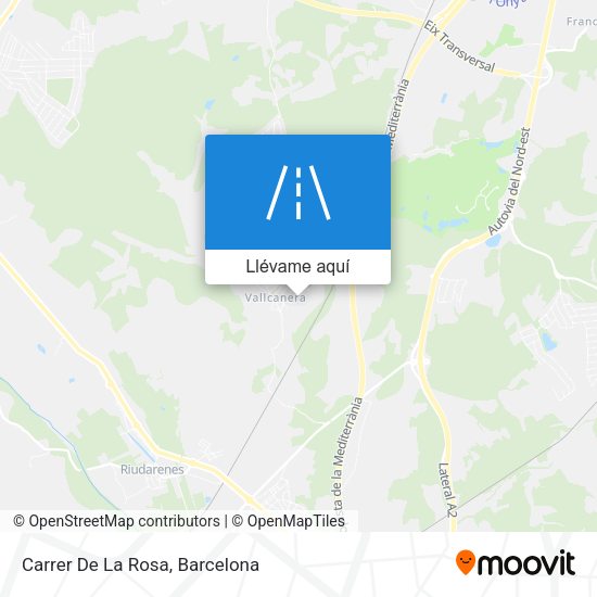 Mapa Carrer De La Rosa