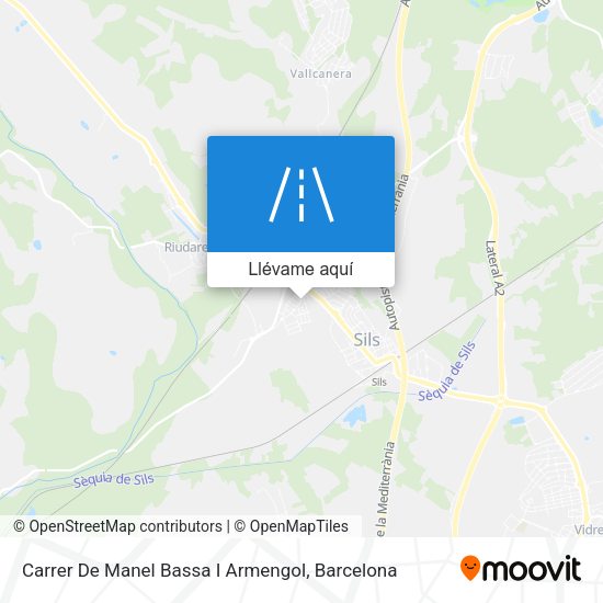 Mapa Carrer De Manel Bassa I Armengol