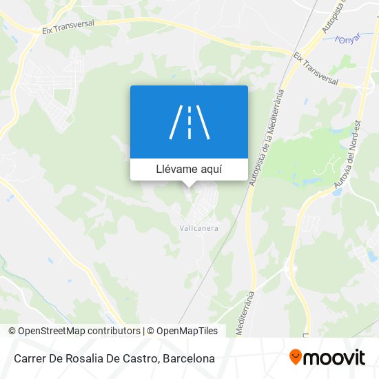 Mapa Carrer De Rosalia De Castro