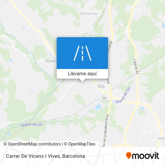 Mapa Carrer De Vicens I Vives