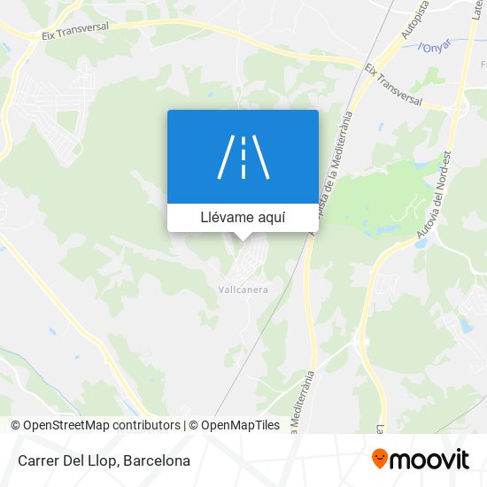 Mapa Carrer Del Llop