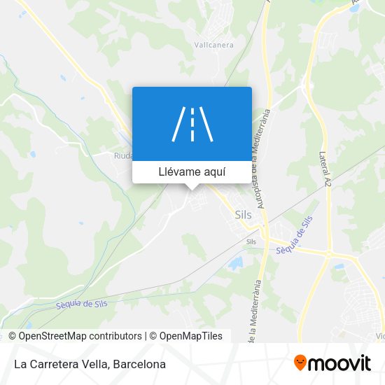 Mapa La Carretera Vella