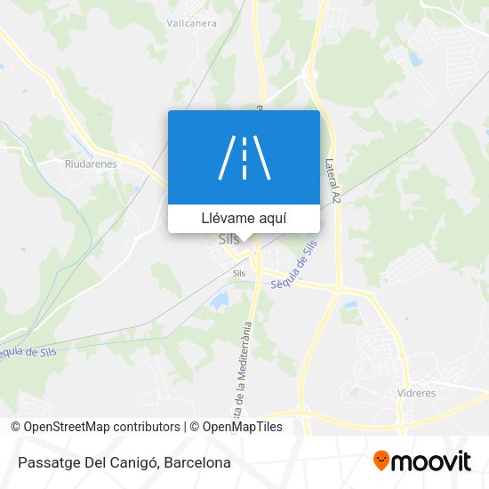 Mapa Passatge Del Canigó